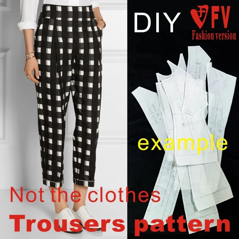 Haroun pants sewing pattern The trousers pattern(Not the pants) BCK-25