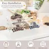 360-Degree Rotating Claw Clip Holder Acrylic Claw Clip Holder Transparent Hair Pins Display Stand Fashion Claw Clip Organizer 4