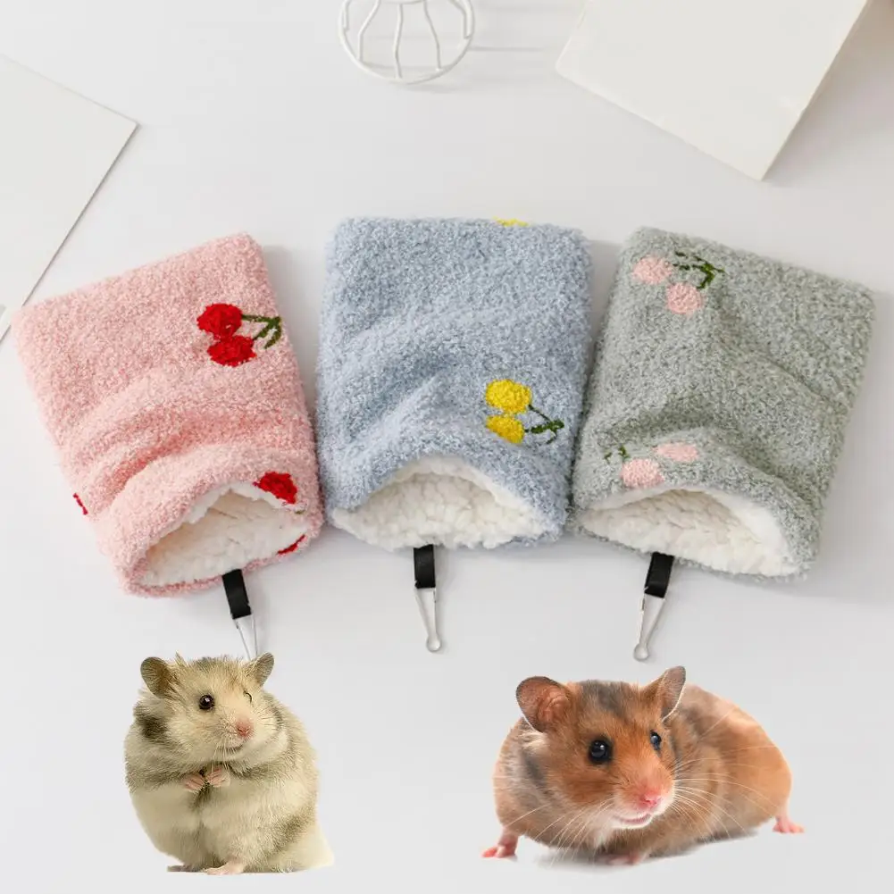 Cozy Hamster Nest Comfortable Sugar Glider Hamster Nest Strong Load-bearing Breathable Sleep Pouch Pet Cage