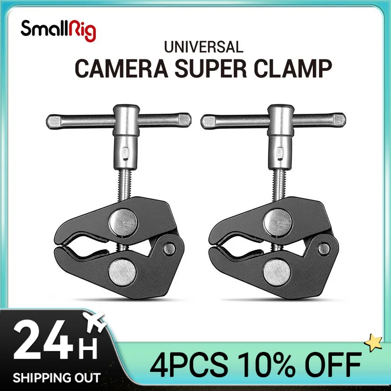 

Двойные плоскогубцы SmallRig из алюминиевого сплава, зажим, супер-зажим для цифровой зеркальной фотокамеры, ЖК-монитора, фотостудии, ручная камера 2058
