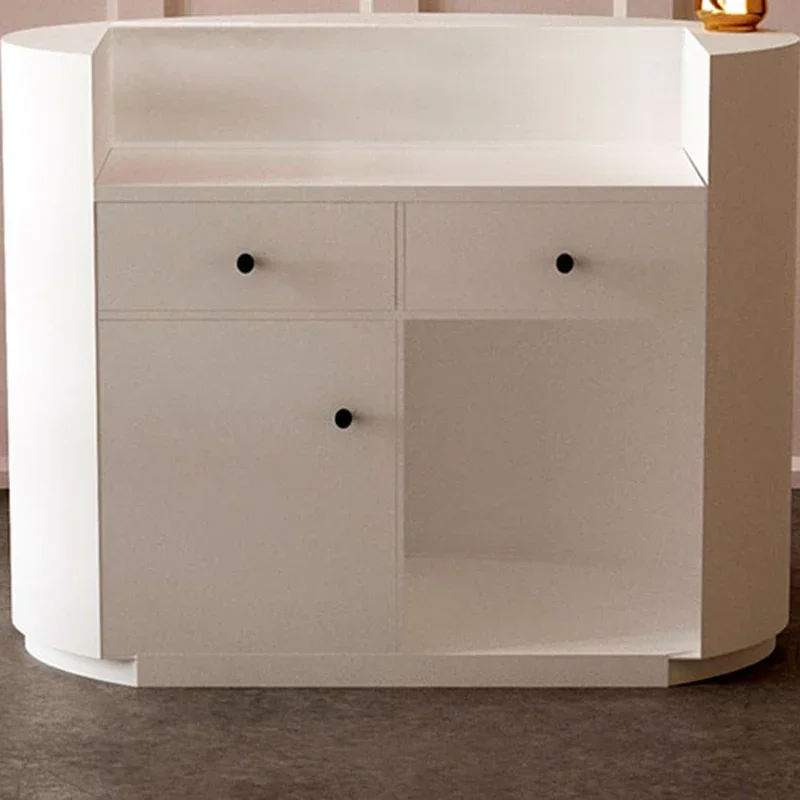 Italian Style Originality Reception Desks Simplicity Clothing Store Reception Desks Beauty Salon Office Furniture Recepce HBRD
