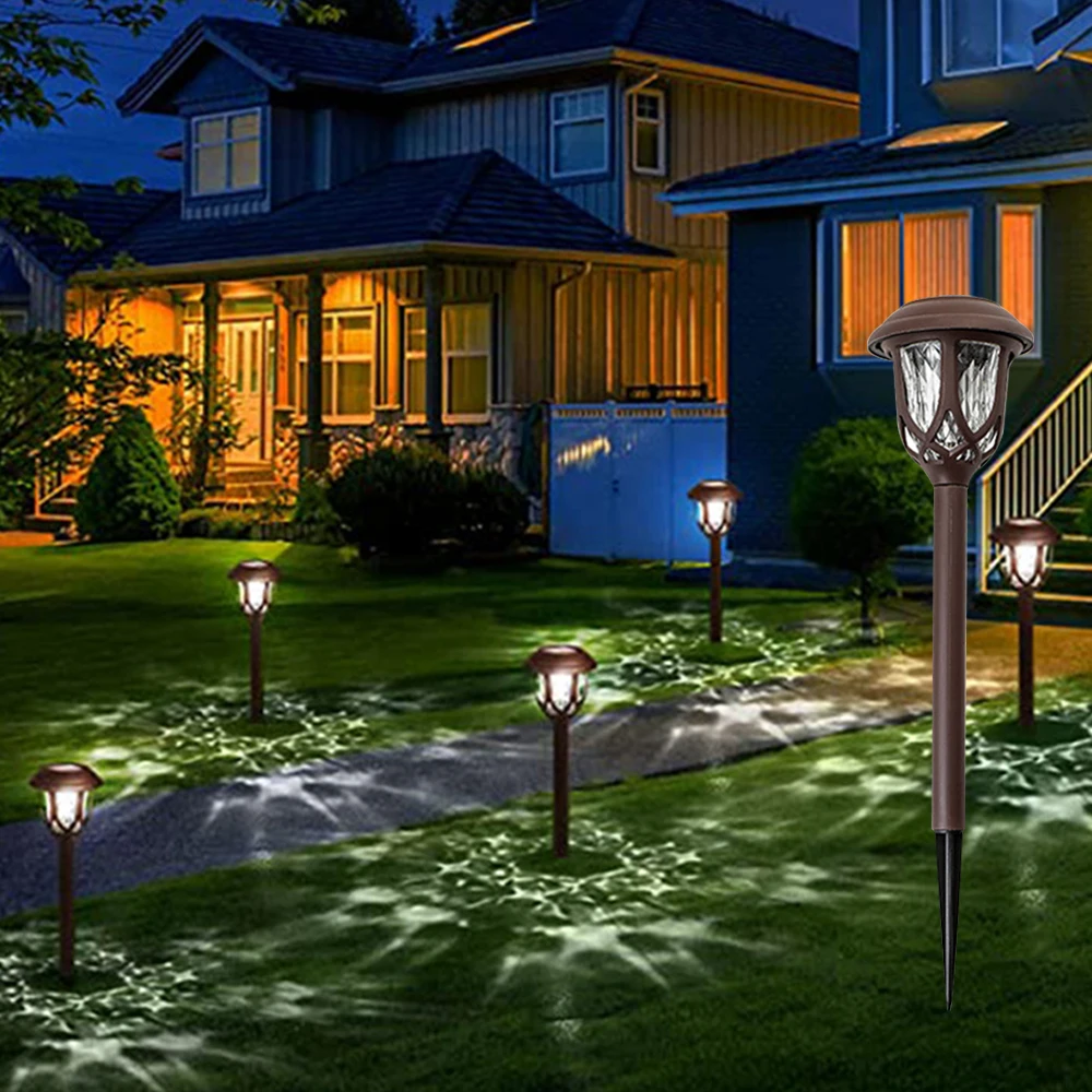 

1Pcs Outdoor Solar Lawn Lights Garden Courtyards LED Bulbs Decorative Villa Coffee Ground Plug Waterproof Night Lamps Lighting