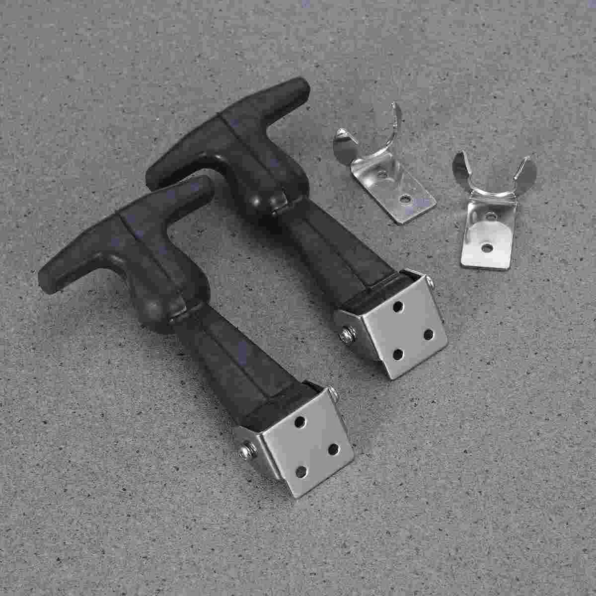 Rubber Adjustable Tie Down Brackets T Draw Latches Hood Hasp Box Tool Door Catch Stainless Straps Flexible Steel Down