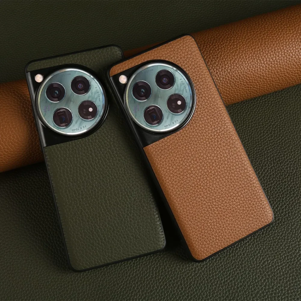 Premium Genuine Leather Handmade Phone Case - Elegant Back Cover
