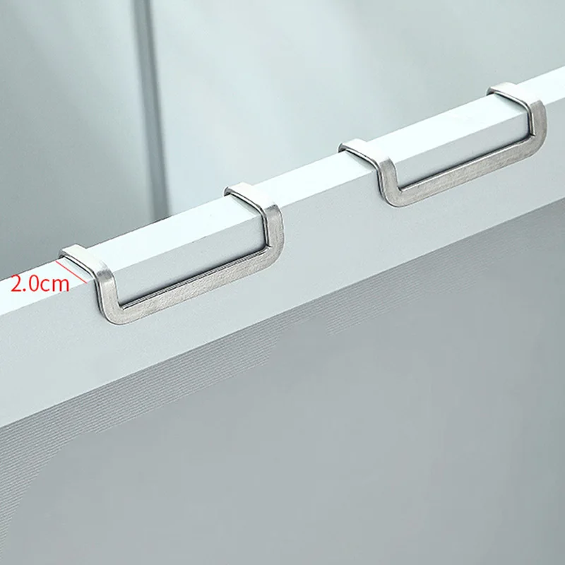 Double S-Type Hook Stainless Steel Cabinet Door Multi-Purpose Hook Towel Hanger Hat Holders Clothing Storage Racks Bathroom Tool