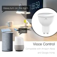 MOES GU10 WiFi Smart LED Bulbs RGBW C+W White Dimmable Lamps Tuya APP Remote Control Light Bulbs Work with Alexa/Google - Image 2