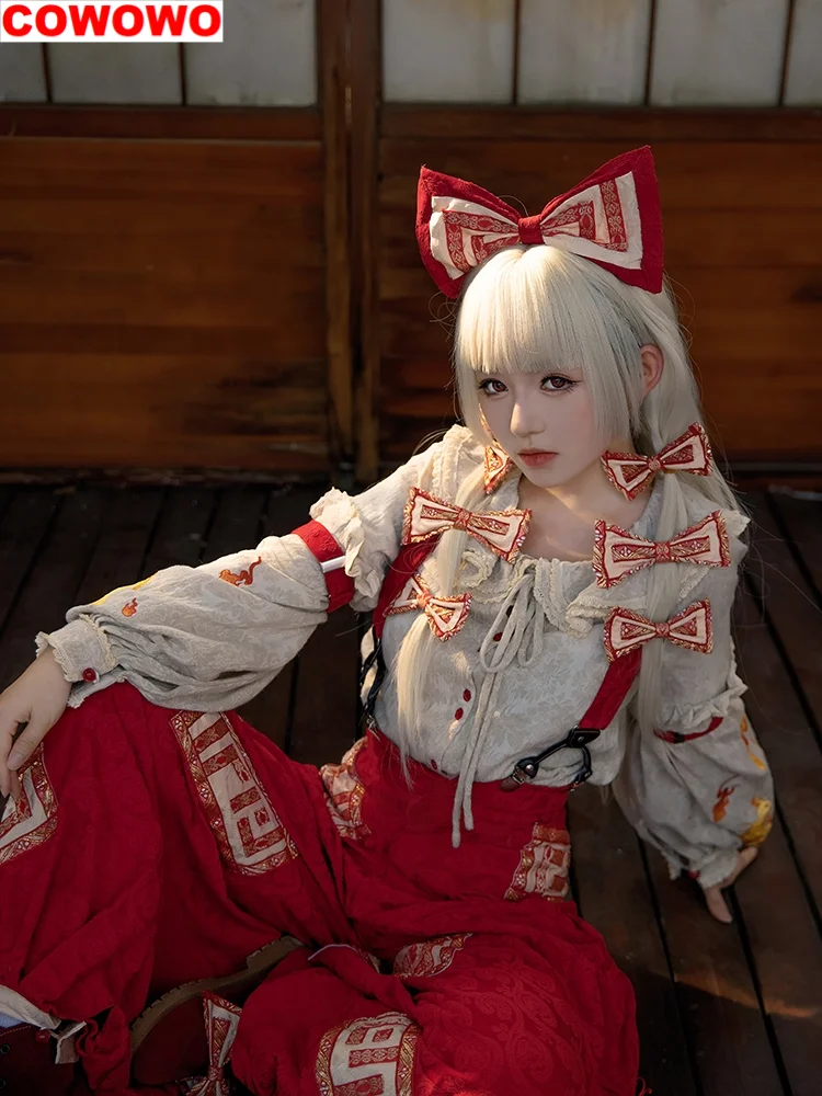 

Костюм для косплея COWOWO Touhou Project Fujiwara No Mokou, косплей-костюм, косплей-игры, аниме, Униформа, одежда для ролевых игр