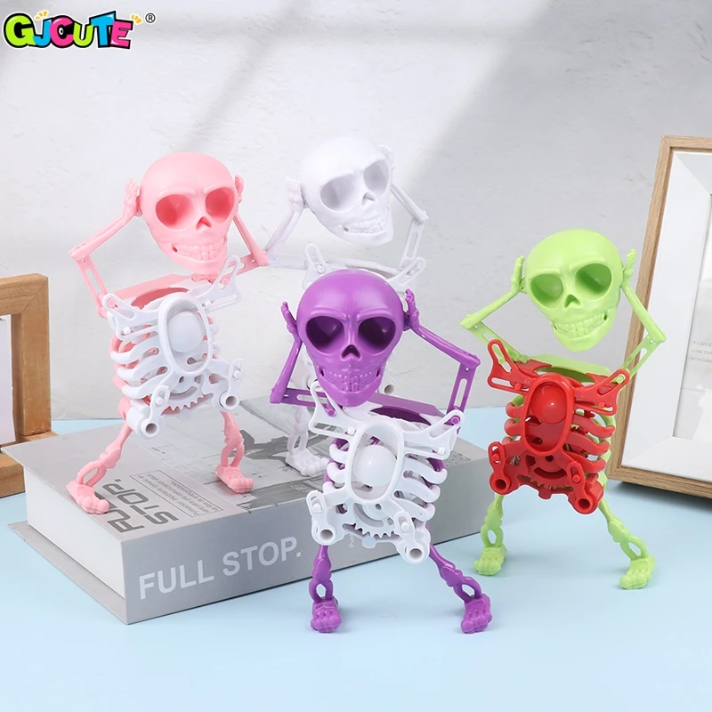 

3D Printing Dancing Pink Skeleton Interesting Dancing Skeleton Spooky Dancing Comes With Music Home Decorations Children's Gift