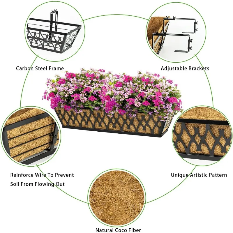 Window, Railing Planter Boxes 3