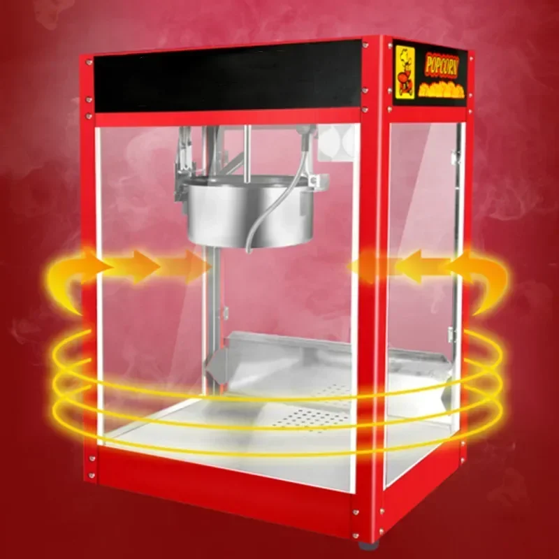 Automatic popcorn machine commercial spherical butterfly shape electric new corn flower machine corn flower popping machine 5