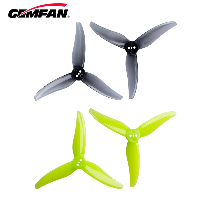 4 pares Gemfan Hurricane 3520 3.5X2X3 3,5 pulgadas 3 aspas CW CCW PC hélice para RC FPV Control remoto piezas de Drones de carreras DIY