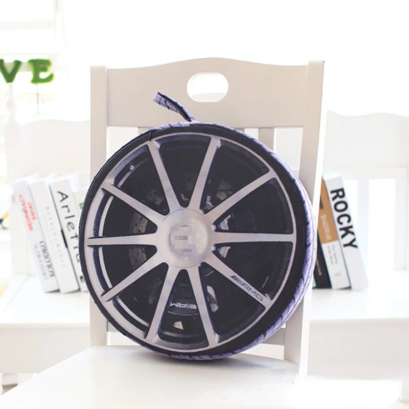 Creative Simulation Car Tire Cushion Office Chair Car Cushion Company Event Personalized Gift Office Chair Cushion 6