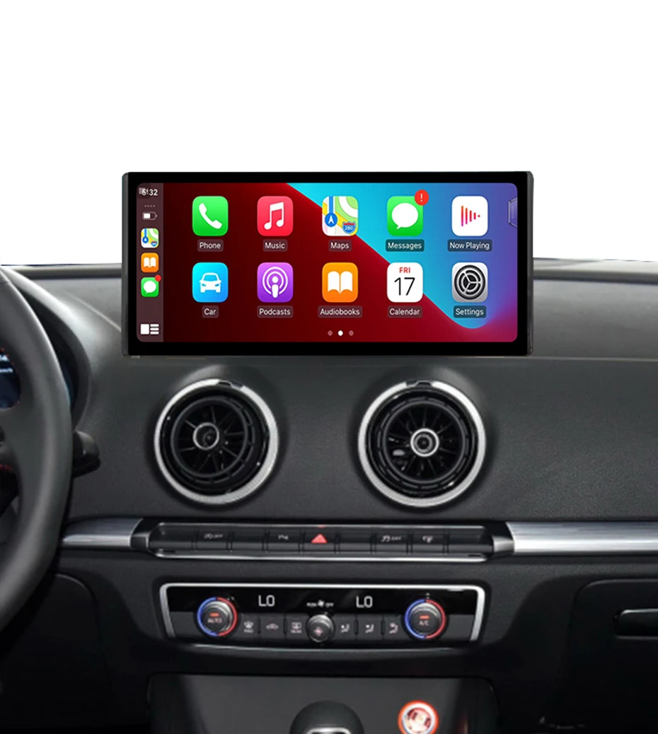 12,5' Autoradio mit kabellosem CarPlay, Android 13, Auto-Stereo-Bildschirm für Audi A3 2013-2020, 2Din Autoradio, GPS, Multimedia-Player, 4G LTE – Detail 1