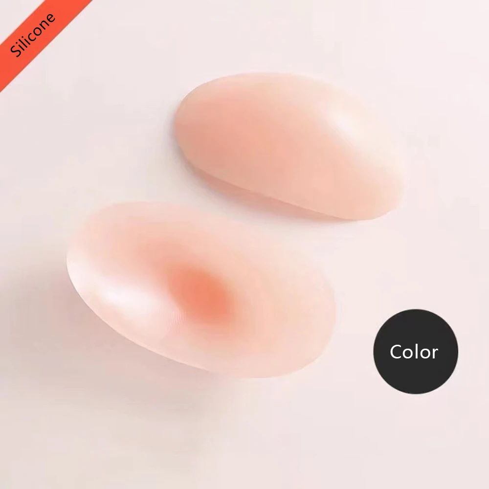 1Pair Invisible Shoulder Pad Detachable Breathable Silicone Shoulder Pad Anti-Skid Adhesive Sticky For Women Men Right Angle