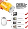 Mason Jars In Bulk Salt And Pepper With Lid Customized Glass Mini Wholesale Regular Mouth Canning 6