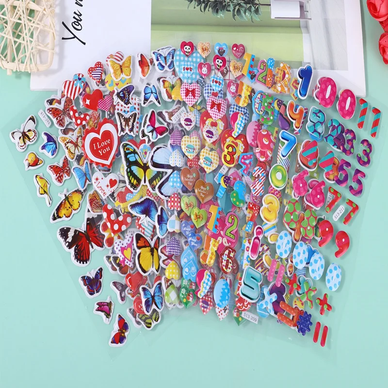 24 Stück Cartoon Aufkleber Set - DIY Gesichtsaufkleber Für Kinder