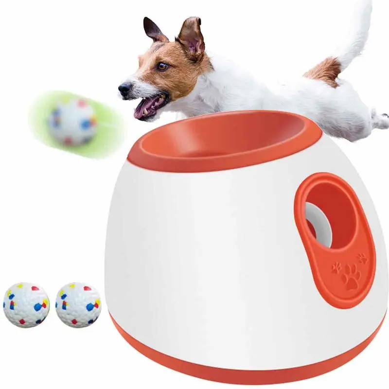 

Ball Launcher For Dogs Interactive Puppy Pet Fetch Toy Pet Ball Indoor Thrower Machine For Dogs