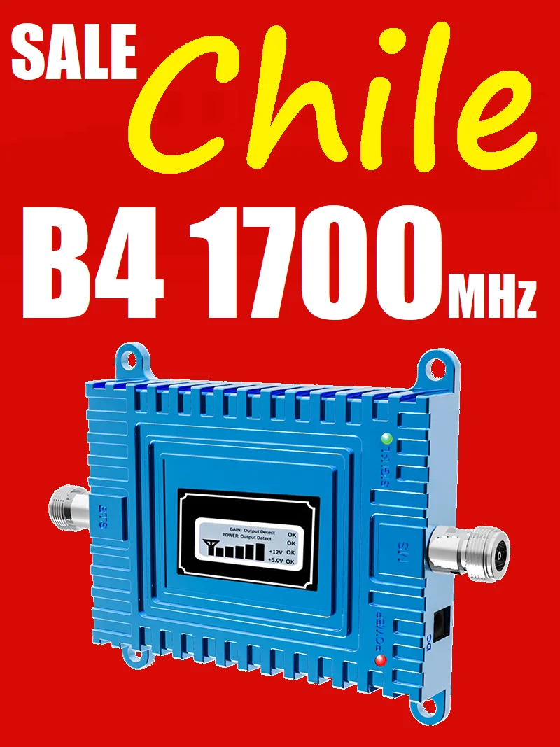 70db High Gain B4 1700 2100 Mhz Band 4 Cellphone Mobile Signal Booster