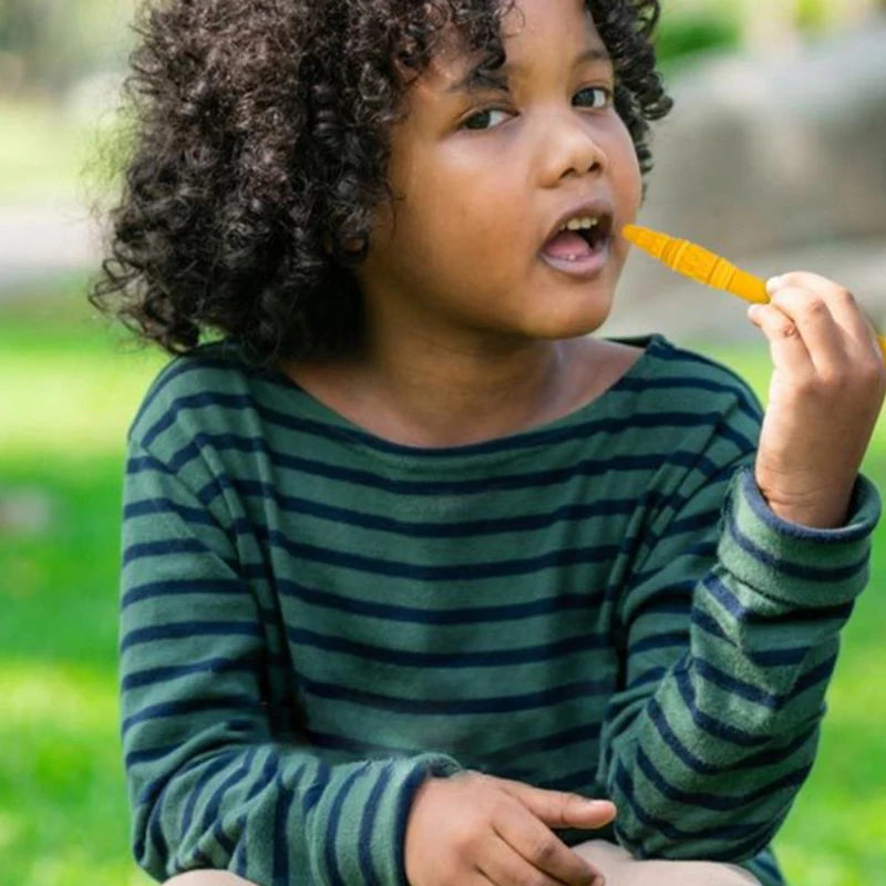 Kind Kauen Rohr Sprach Therapie Zähne Massager Kinder Sprechen Werkzeuge Für Autismus Sensorischen Sprechen Oral Muskel Rehabilitation Training – Detail 4