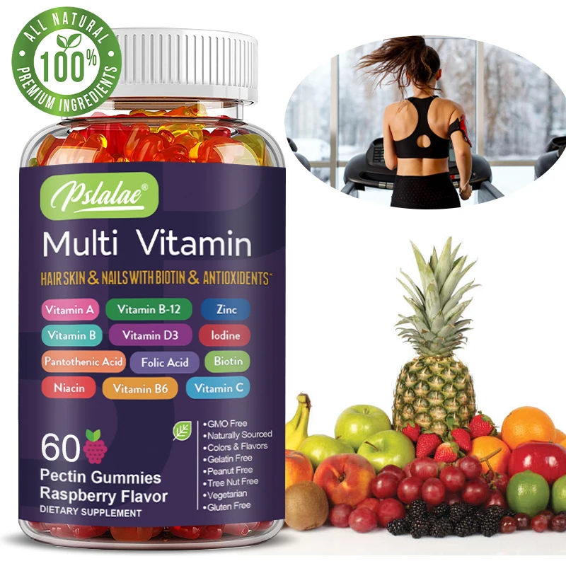 

Women's Multivitamin Gummies - 12-in-1 Vitamin and Mineral Supplement - Non-GMO, Gluten-Free