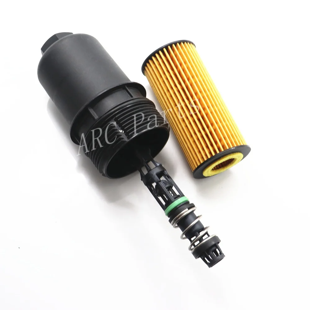 Oil Filter Housing Cap & Piece & Oil Cartridge Filter 06L115678 06L115401 for VW Passat B8 Tiguan Golf MK7 Jetta GTI A4 B9 A6 Q5