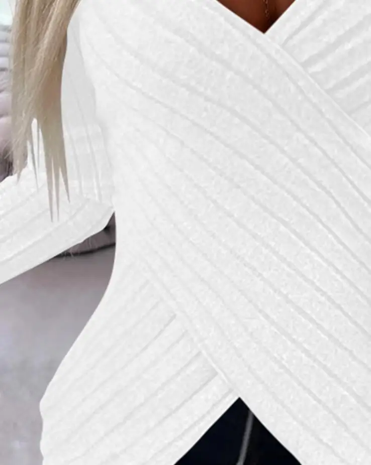 Рисунок 5 - Женский пуловер, блузки 2023, Асимметричный