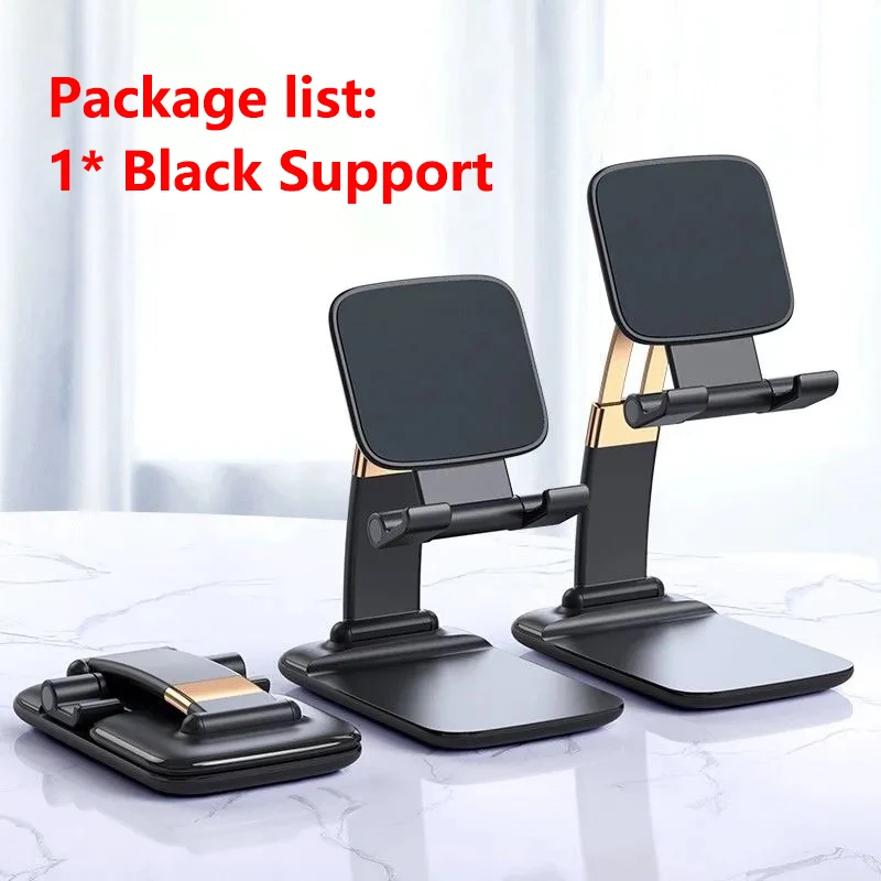 2022 Metal Desktop Tablet Holder Table Cell Foldable Extend Support Desk Mobile Phone Holder Stand For iPhone iPad Adjustable cell phone stand for desk Holders & Stands