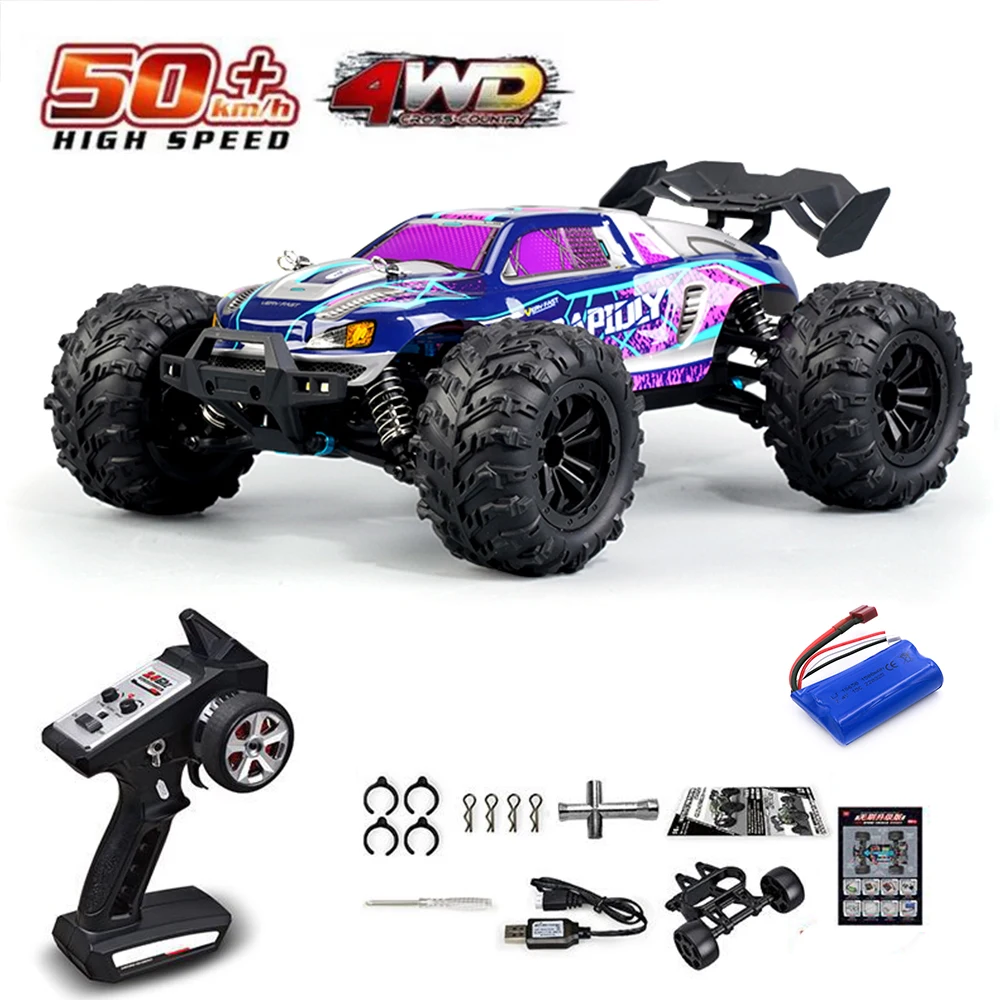 1:16 75KM/H or 50KM/H 4WD RC Car with LED Remote Control