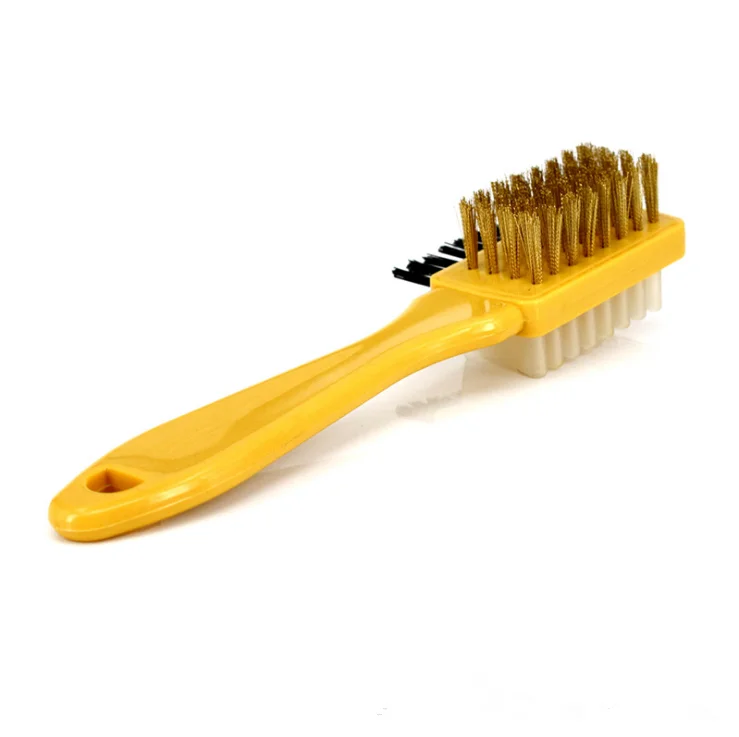 2-Sided Cleaning Brush Rubber Eraser Set Fit for Suede Nubuck Shoes Steel + plastic + rubber Boot Cleaner