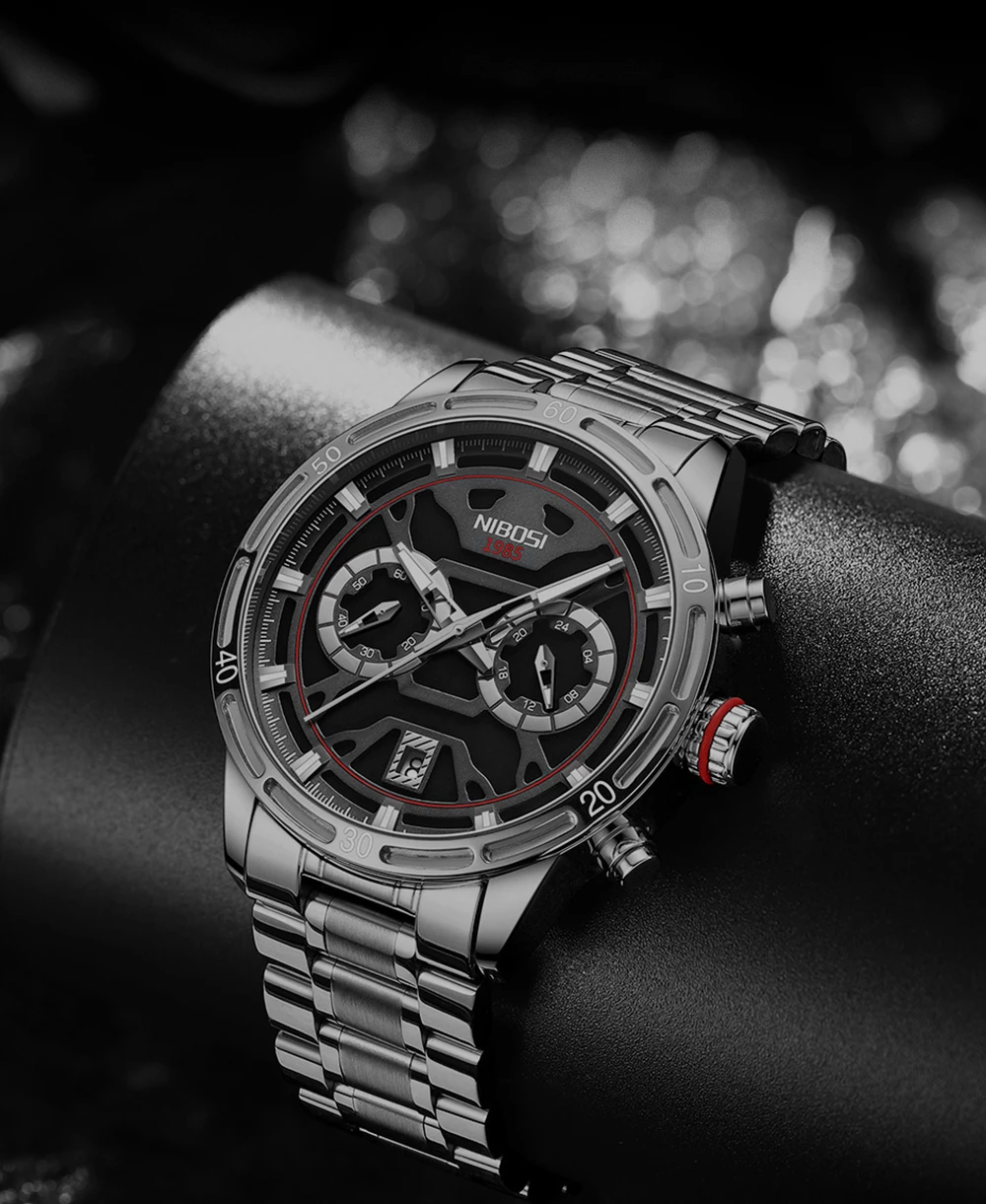 Quartz Watch with Luminous Display 2537 Nibosi