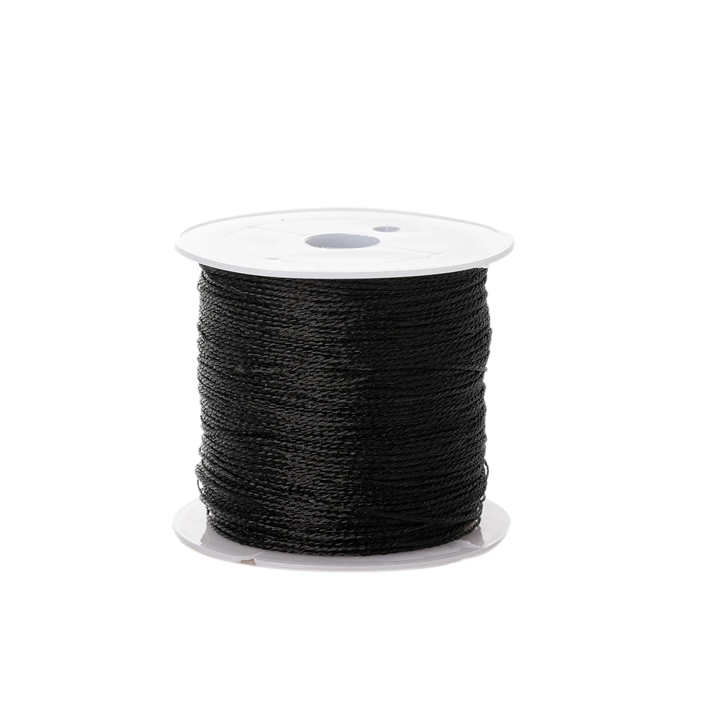 Premium 0.4mm Nylon Satin Cord - 50m for Jewelry Making, Beading, and Knot Crafting