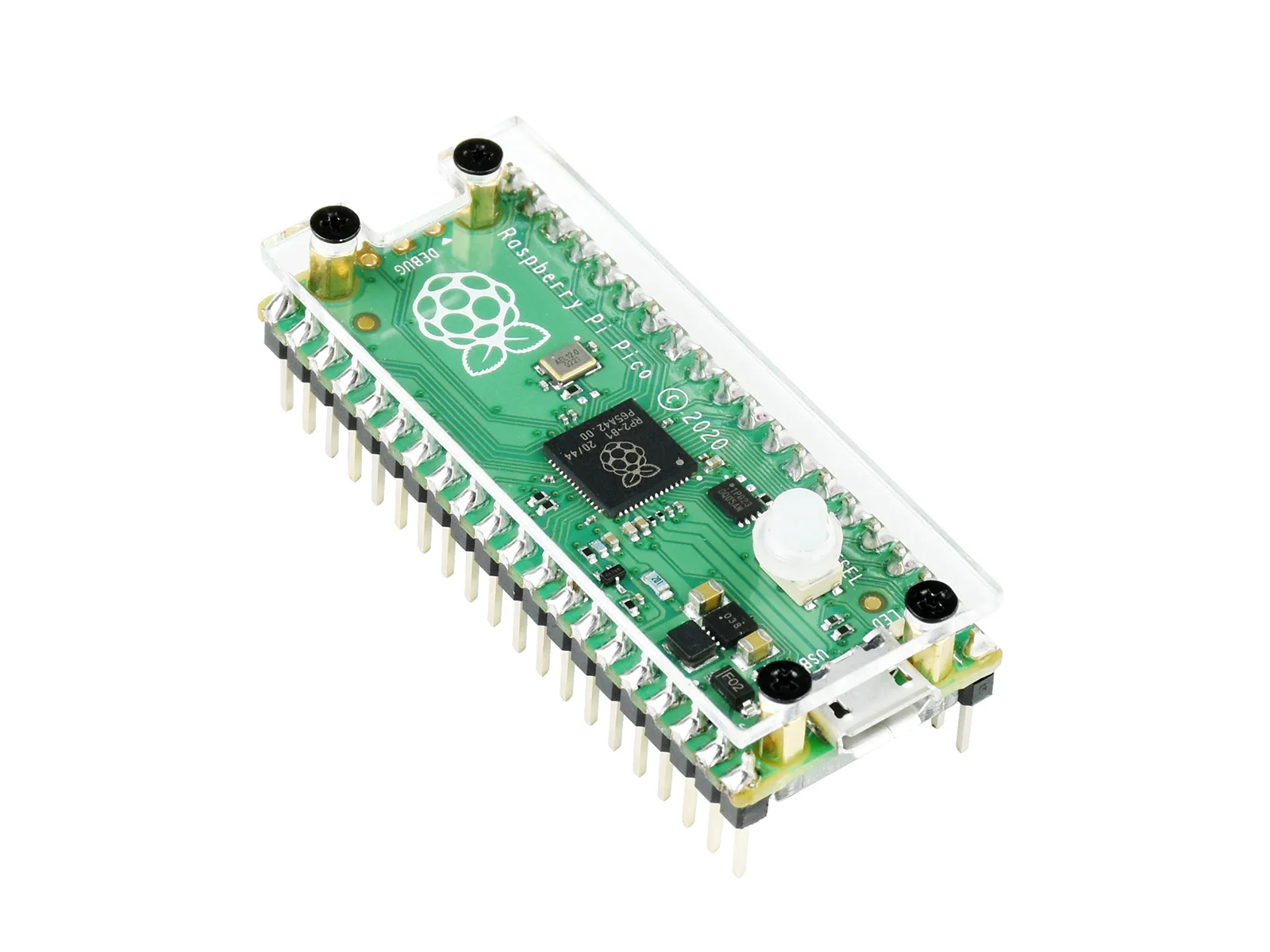

Clear Acrylic Protection Case for Raspberry Pi Pico