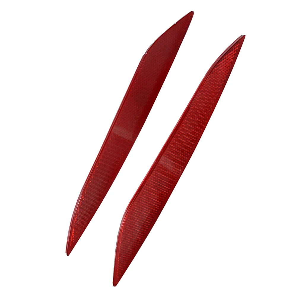 Pair Of Red Rear Bumper Reflectors For Alfa Romeo Stelvio (2018-2023) – OEM #50553181 & 50553182
