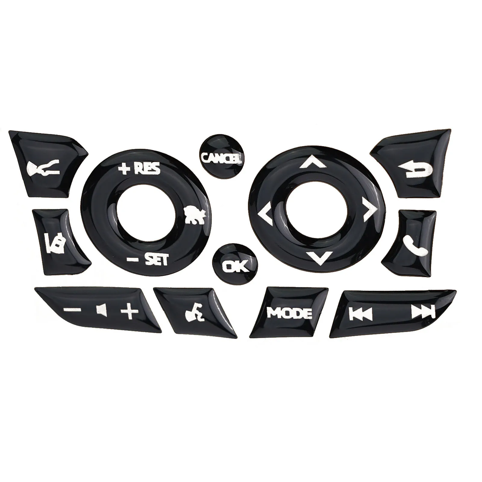 

Спортивная глянцевая черная накладка на руль для Toyota Corolla 2019 2022, абсолютно новая и простая в установке