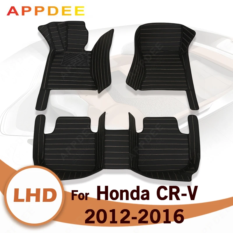 

Car Floor Mats For Honda CRV 2012 2013 2014 2015 2016 Custom Auto Foot Pads Automobile Carpet Cover interior accessories
