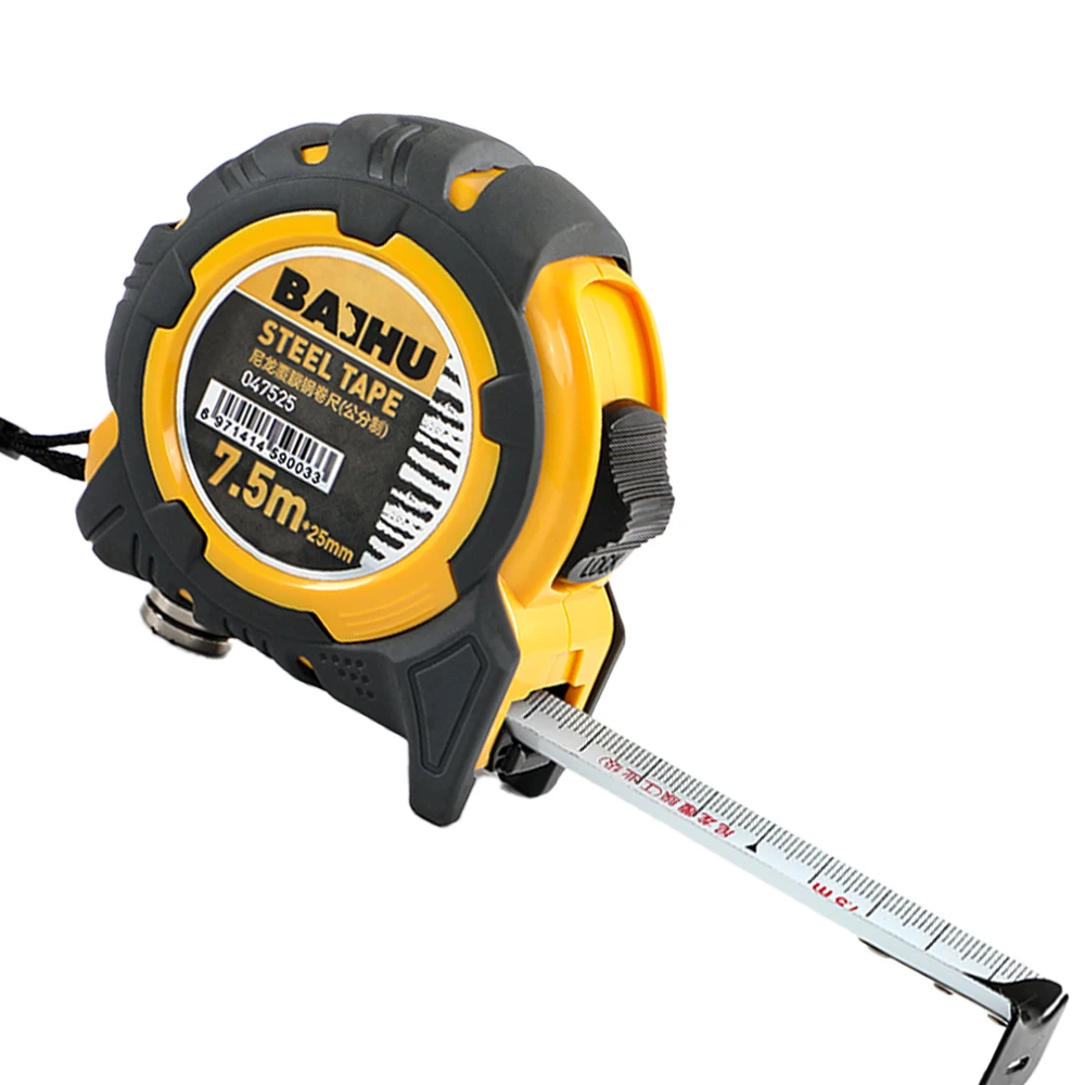 접이식 두꺼운 내마모성 강철 측정 테이프, 가정용 측정 도구, 5M, 7.5M 