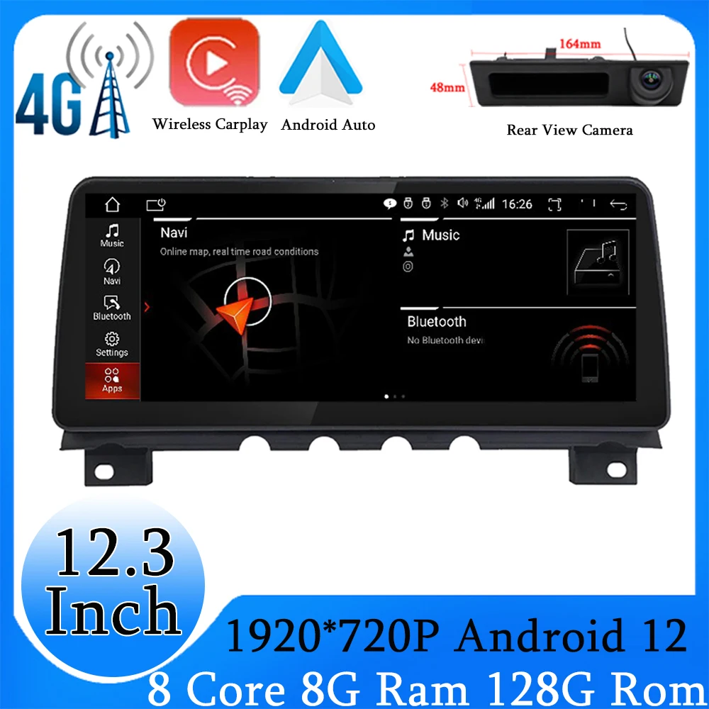 123inchCarTVboxMultimediaPlayerCarplayAndroid12ForBMW7