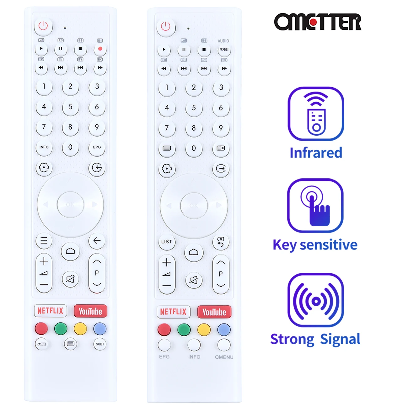 para Aiwa Changhong Chiq Ruba Android tv Controle Remoto U40e6000 U60e6000 50g5s Led55eu7008 Zs-ag7h50uhds Zs-ag7h55uhds