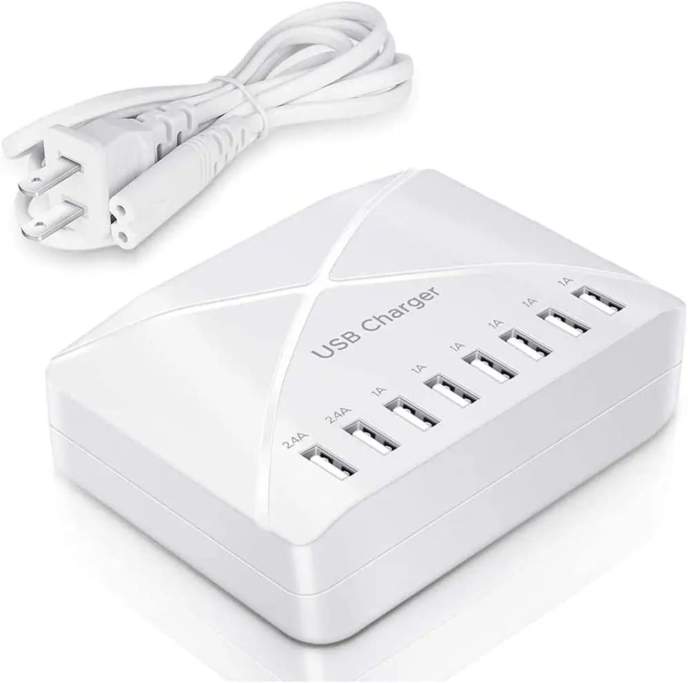 

Зарядное устройство iLEPO с 8 USB-портами, 40 Вт, 5 В/2,4 А