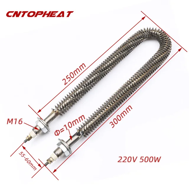 220V Stainless Steel Electric Oven Heating Element U Type Hot Air Fin