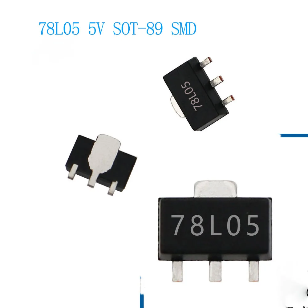 

10PCS/LOT In Reel 78L05 5V SOT-89 SMD Three Terminal Voltage Regulator