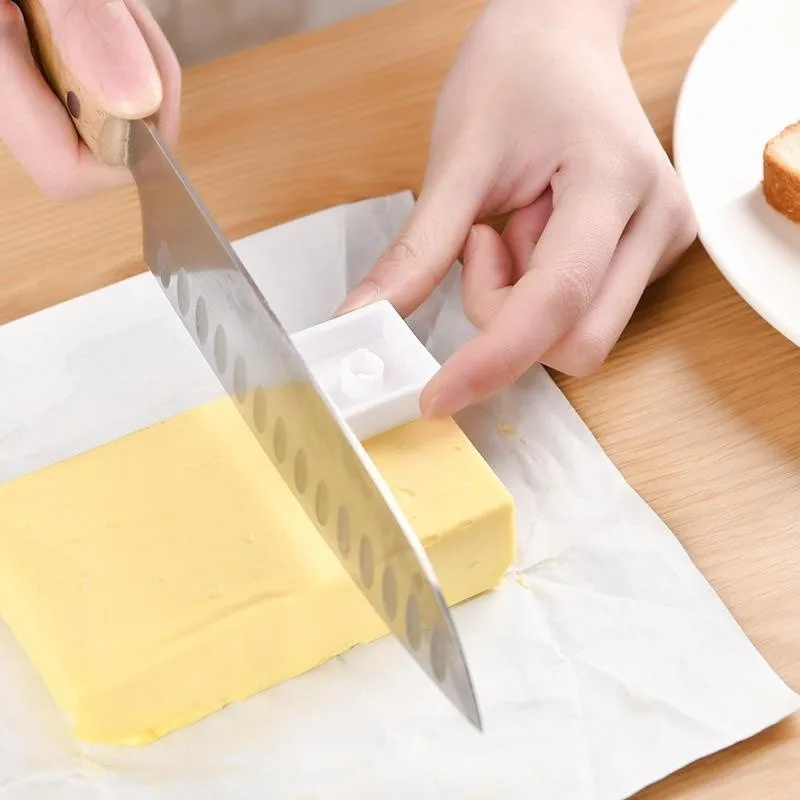 Butter Storage Box Butter Spreader Handy Solid Butter Spreader Holders Sticks Plastic Storage Box Small Kitchen Baking Tools Container Cheese Keeper Case