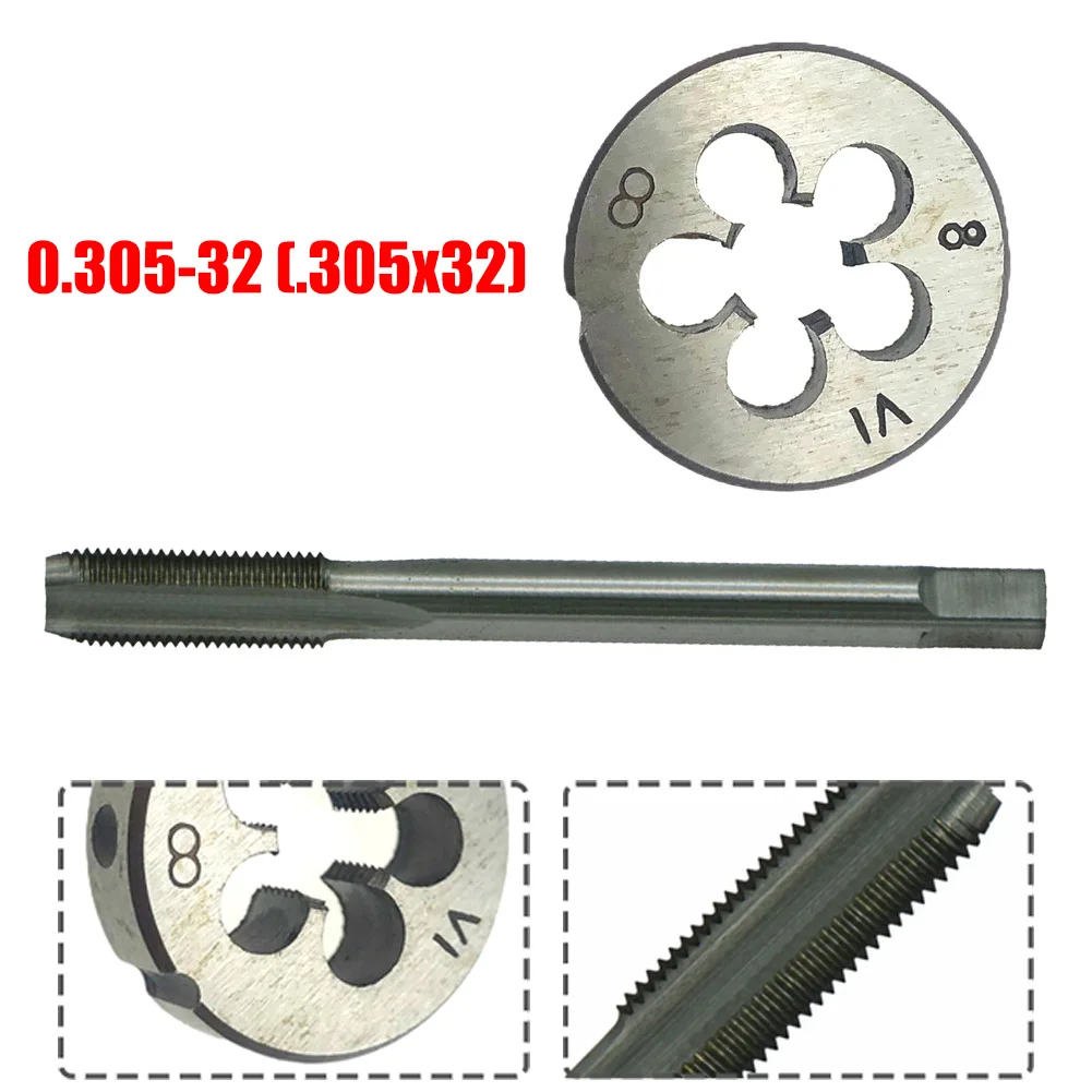 1 Set 8V1-32 Right-hand V-tire Valve Mouth Thread Straight Groove Tap & Die Hand Tools Power Tools Accessories