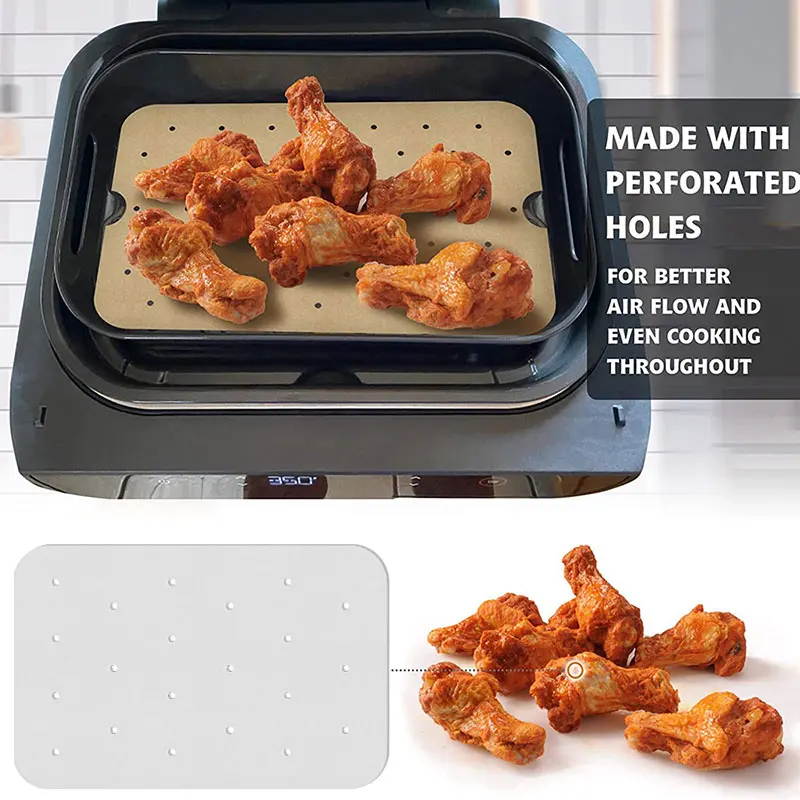 Ninja Foodi Dual 2-basket Air Fryer Parchment Paper Liners - - Disposable,  Reusable, And Easy To Clean - Perfect For Baking And Cooking - Includes 200 Parchment  Paper Liners - Air Fryer