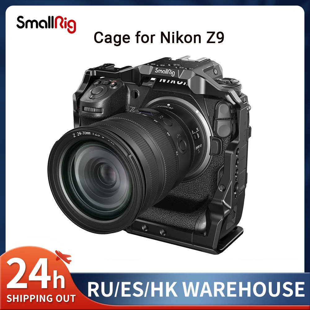 SmallRig Dslr Camera Cage Rig for Nikon Z9 Camera Features 1/4 threaded