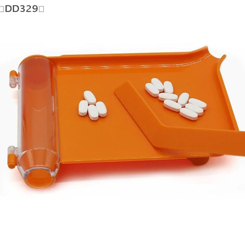 〔DD329〕Pill Counting Tray With Spatula Pharmacy Right Hand Counter Tray Medications Plastic Medicine For Counting Pill