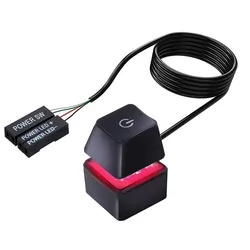 RGB Backlit Mechanical Power Switch with External Remote - 1.8m (Black)