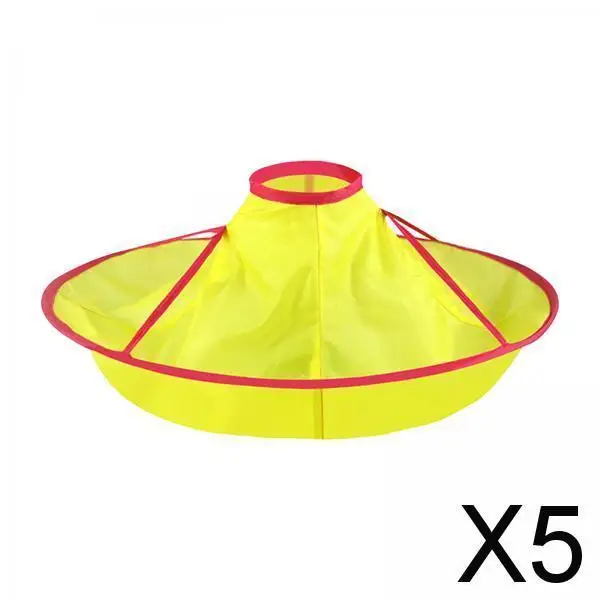 

5xKids Haircut Cape Umbrella Reusable Barber Salon Hair Cutting Cape for Kids