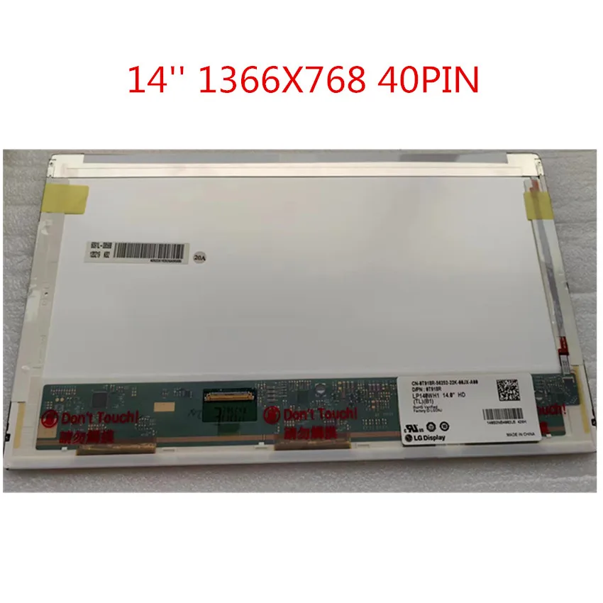 LP140WH4-LTN140AT02-B140XW01-V-0-V-6-V-8-LP140WH1-TL-A1-HT140WXB-100 ...