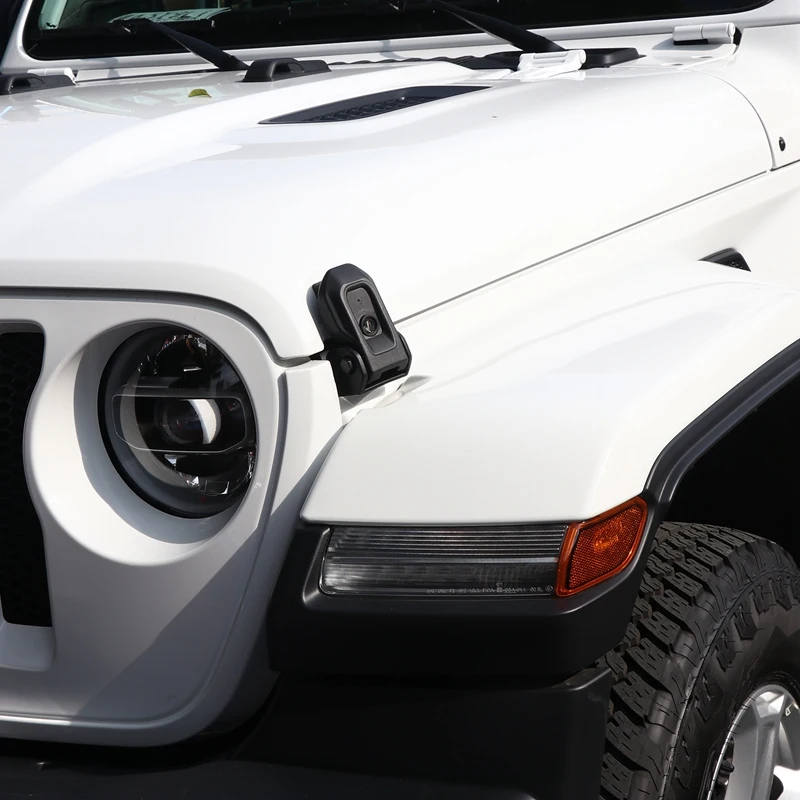 

Комплект резиновых колпачков с ключом, 2 шт., не повреждает краску для Jeep Wrangler JL 2018 2019 2020, аксессуары для крышки двигателя
